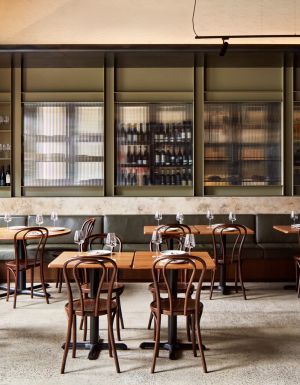 the Italian wine bar and restaurant at Figlia, Melbourne