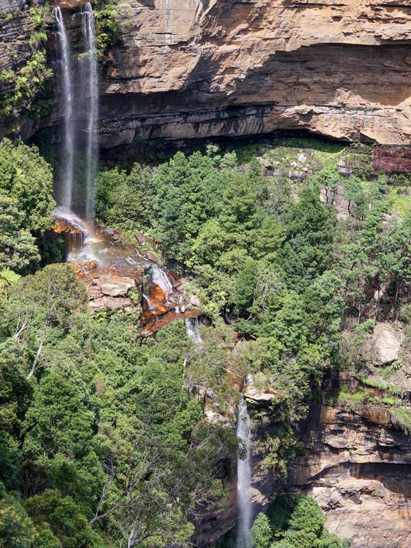 Witches Leap Waterfall on the Round Walking Track Katoomba