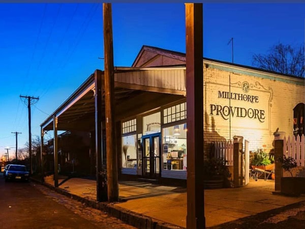 Millthorpe Providore cafe exterior near Orange