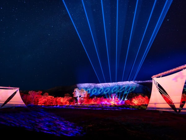 the Parrtjima 2024 festival of light