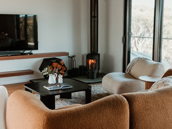 The lounge area interior in Salty Brush