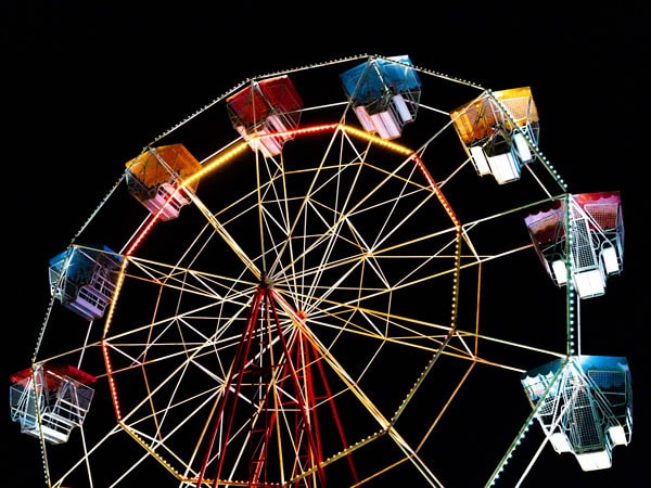 the Ferris wheel at the Alice Springs Show