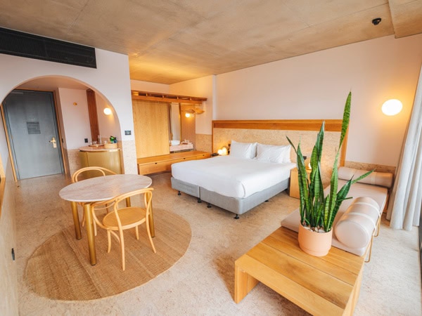 the room interior at The Calile Hotel