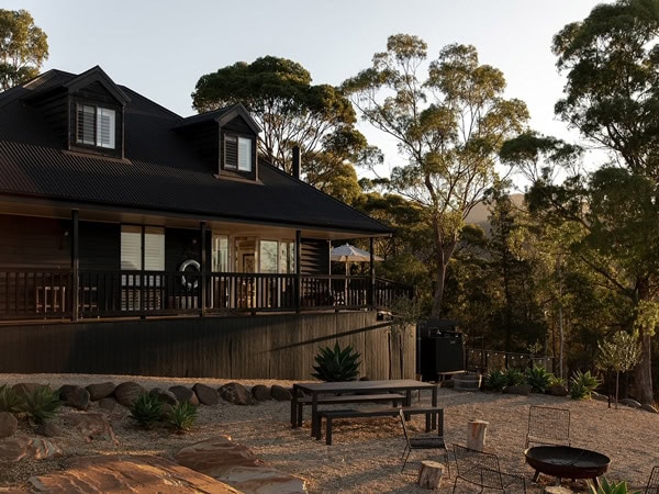 the exterior of The Pavilion in Spring Beach, Tas