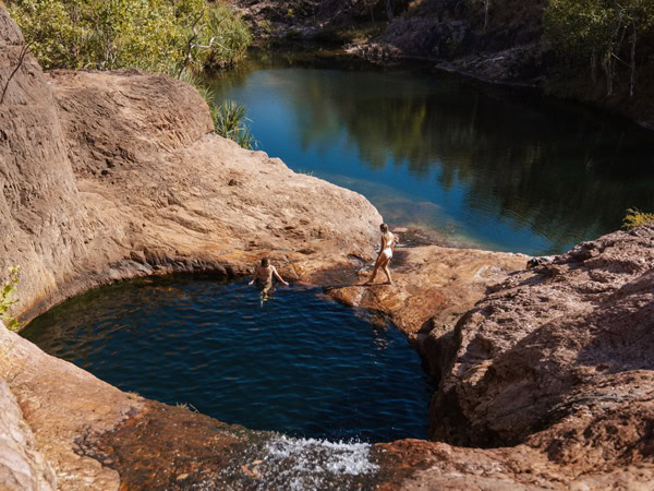 a waterhole at Surprise Creek Falls, Litchfield, NT