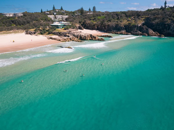 the Main Beach Headland Reserve at Minjerribah Camping