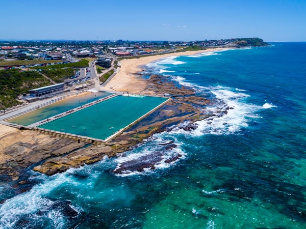 Merewether Baths in Newcastle, NSW