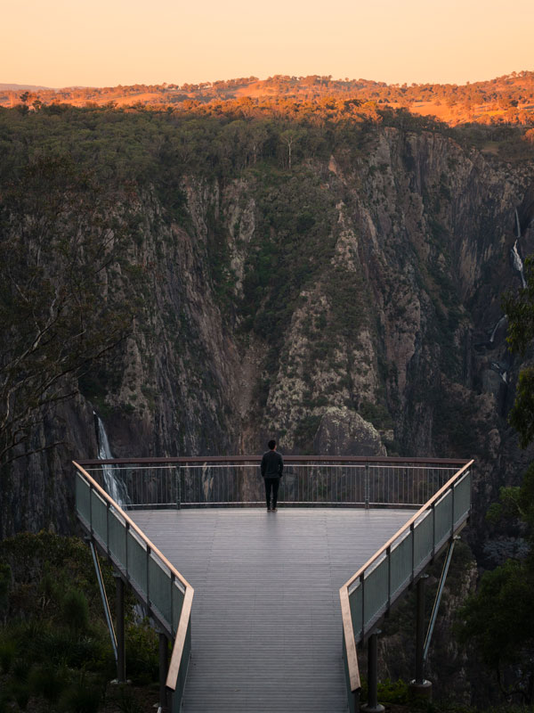 the Wollomombi Falls in NSW