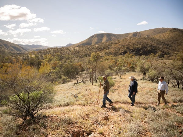 a guided tour at Arkaroola Wilderness Sanctuary