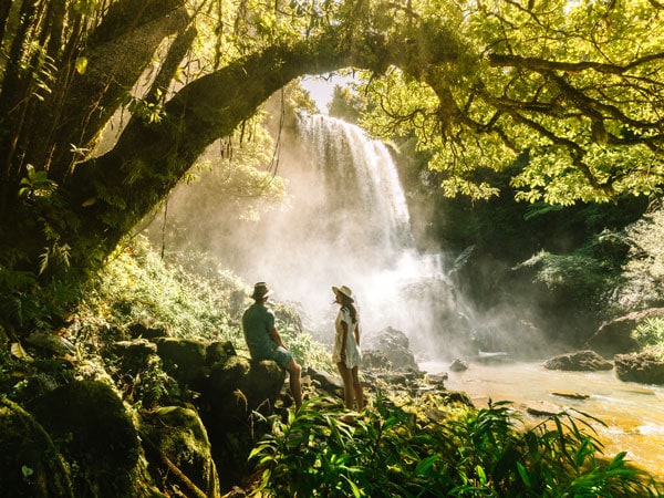 the Zillie Falls in Atherton Tablelands