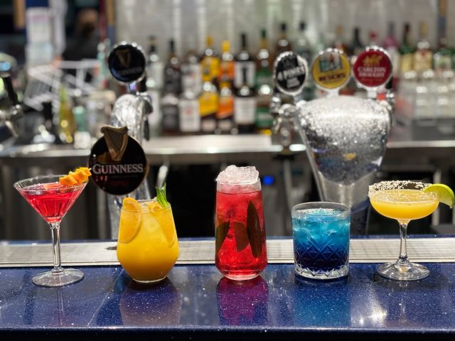 cocktails on offer at Plantation Hotel, Coffs Harbour