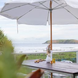 beach views from Donovan’s Surf Club Restaurant & Bar, Coffs Harbour