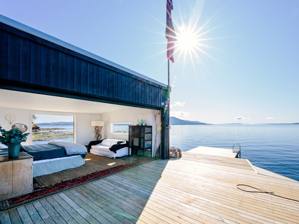 the Boathouse on Satellite Island