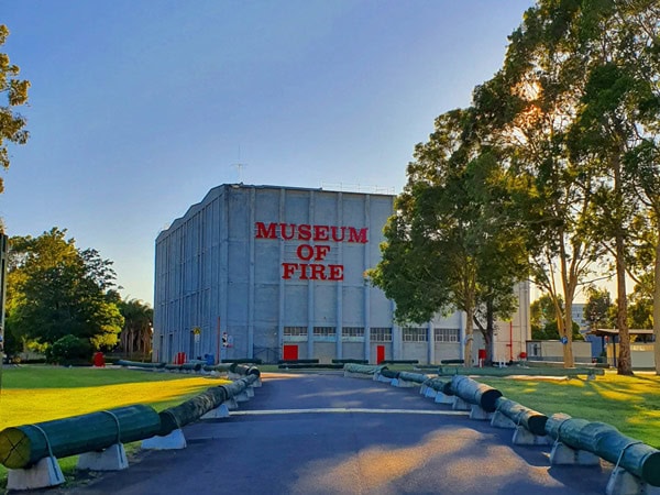 the facade of The Museum of Fire in Penrith NSW