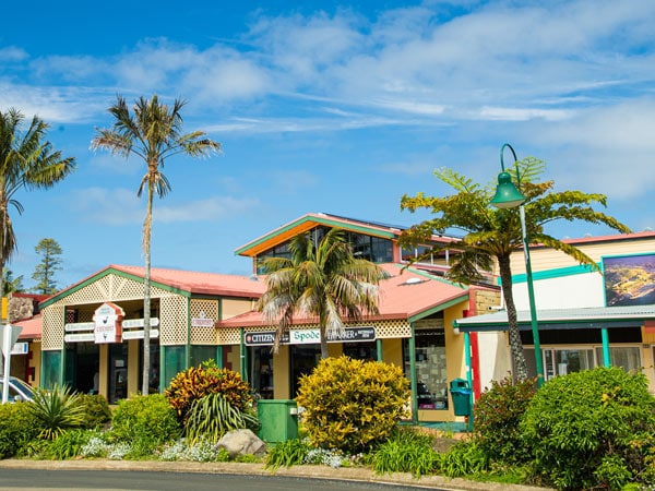 Shops in town on Norfolk Island
