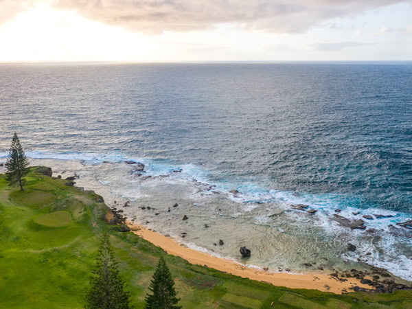 Beach on Norfolk Island