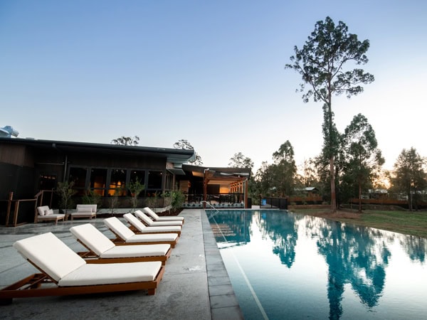 the infinity pool at The Billabong at The Crocodile Hunter Lodge, Qld