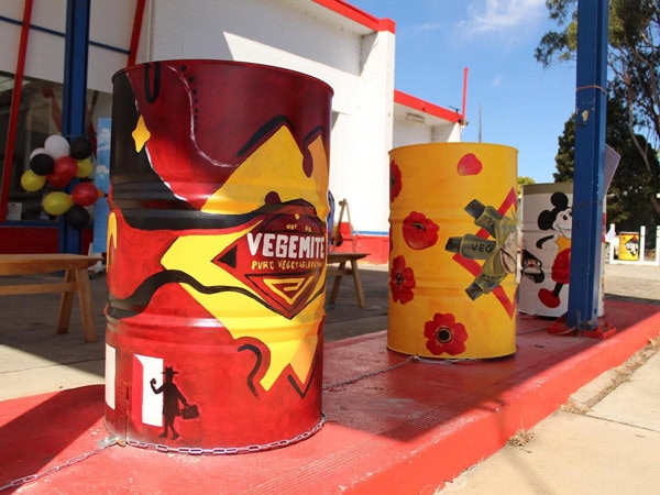 a converted petrol station at Cyril Callister Museum