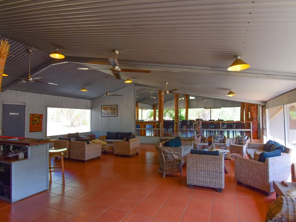 Lounge and restaurant at Davidson's Arnhemland Safari Lodge