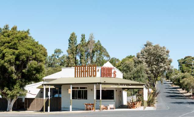 Mahob at Moos restaurant exterior in South Gippsland, Victoria, Australia