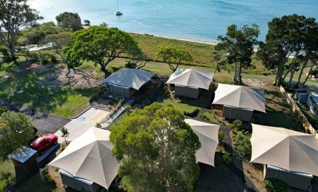 Glampsites at Bradburys Beach