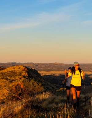 Women hiking Larapinta Trail