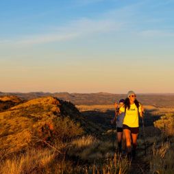 Women hiking Larapinta Trail