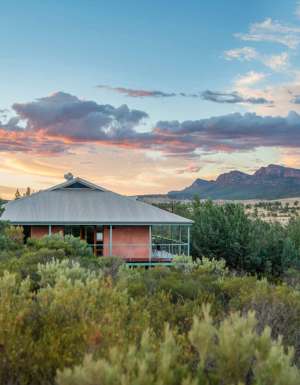 a luxury eco villa in Rawnsley Park Station