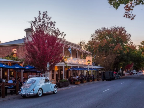 the scenic town of Hahndorf, SA