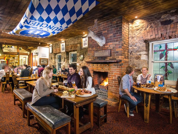 people dining inside Hahndorf Inn