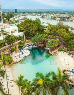 lagoon pool J W Marriott gold coast resort