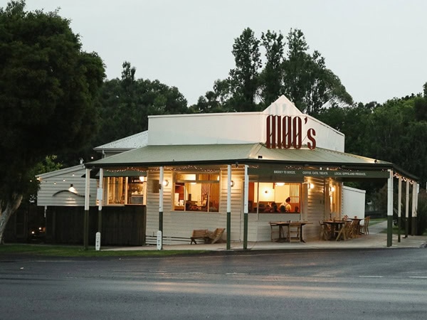 Exterior of Moo’s at Meeniyan in Gippsland