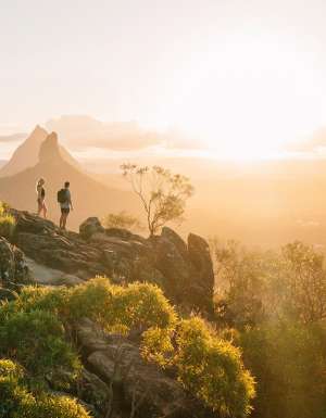the scenic top of Mount Ngungun, Glass House Mountains