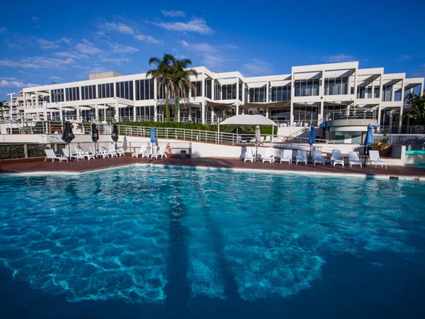 the pool at Opal Cove Resort, Coffs Harbour