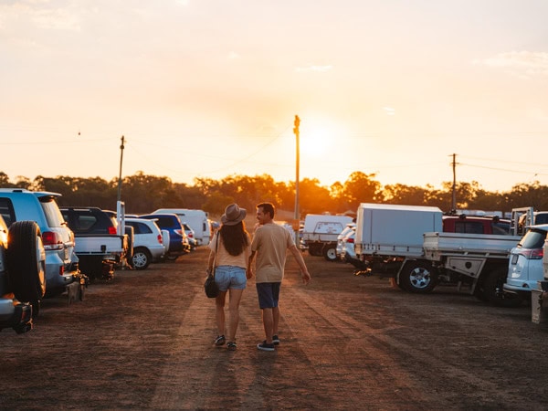 Revellers gather at Savannah In The Round