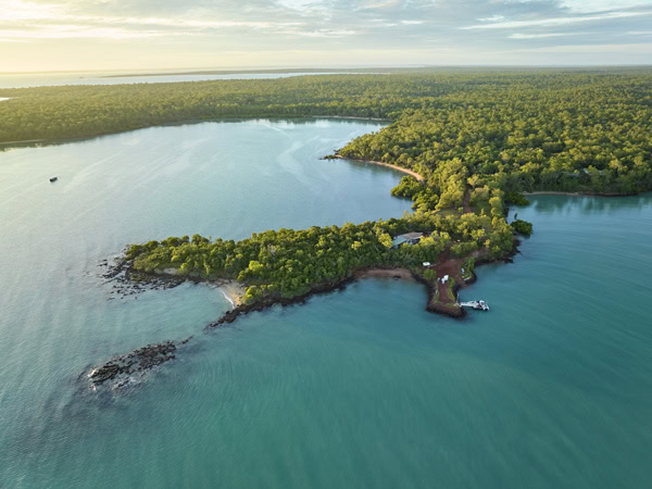 Aerial shots of Seven Spirit Bay