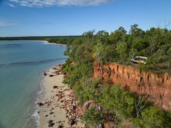 Arnhem Land landscape with 4WD