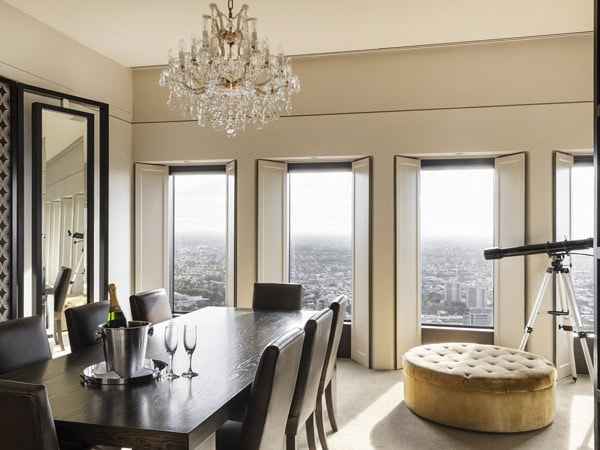 the dining area at Sofitel Imperial Suite