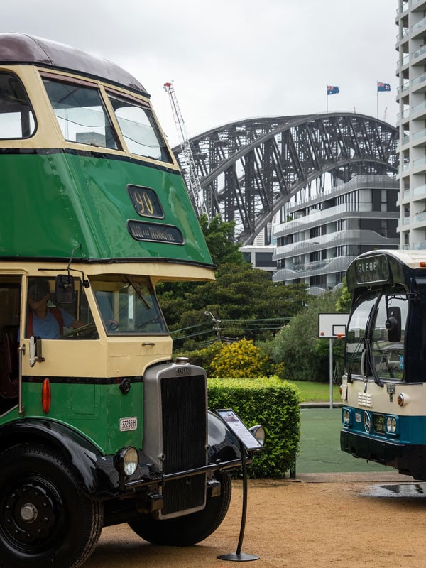 the Sydney Bus Museum in the city