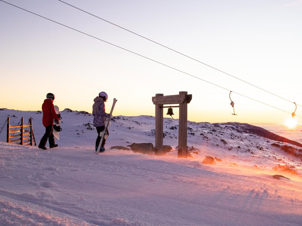 the snow experience and Sunrise Session at Thredbo, NSW