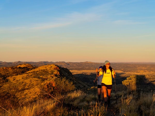 women hiking at Larapinta Trail