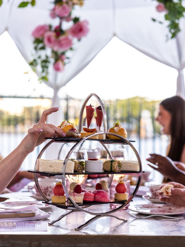 Champagne High Tea at Customs House, Brisbane