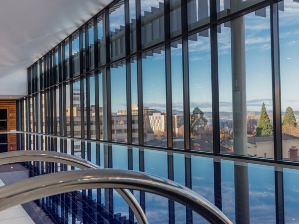 the infinity pool at the ibis Styles Hobart