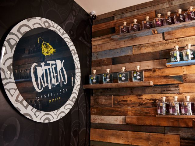 gin and vodka at Critters Distillery, Coffs Coast