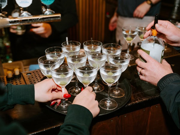 cocktails at Christmas in July, The Arbory Bar & Eatery