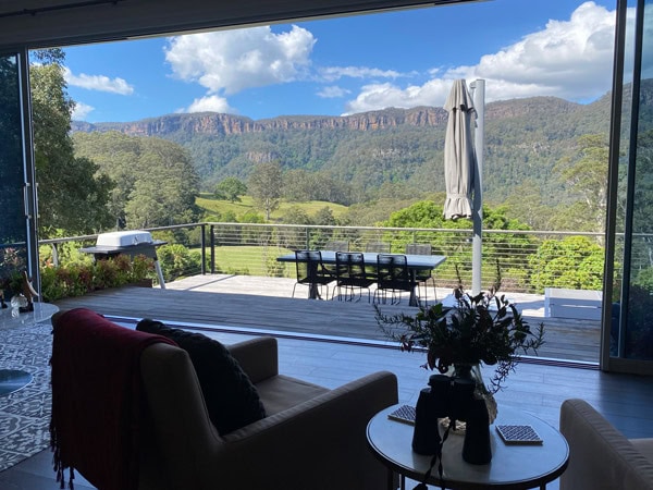 the scenic Kangaroo Valley views from Amaroo Valley Springs