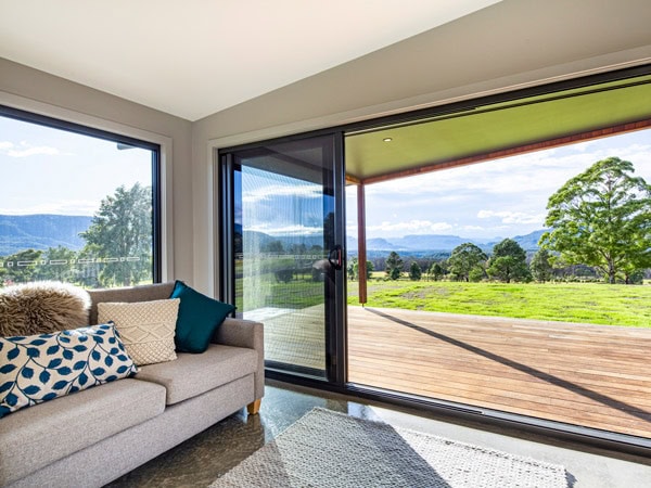 the interior of Budderoo Guesthouse @ Terrewah Farm with scenic views