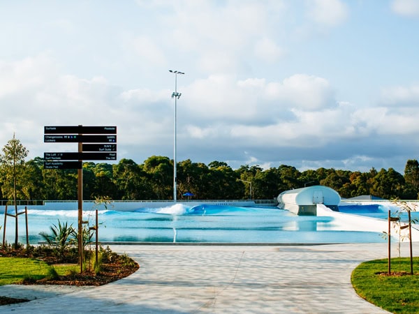 the bay area at Urbnsurf Sydney