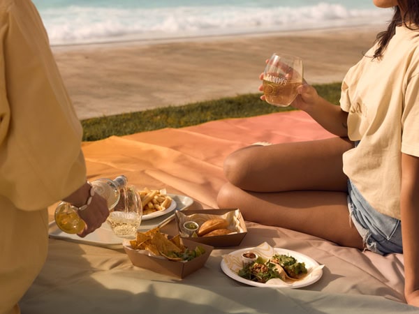 a picnic spread from Sandy's