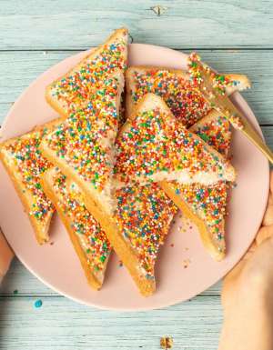 fairy bread on a plate, weird Australian foods